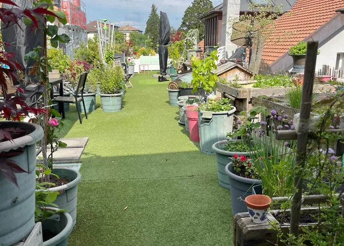 아파트 Sephora Acces Terrasse Commune 라 뇌브빌