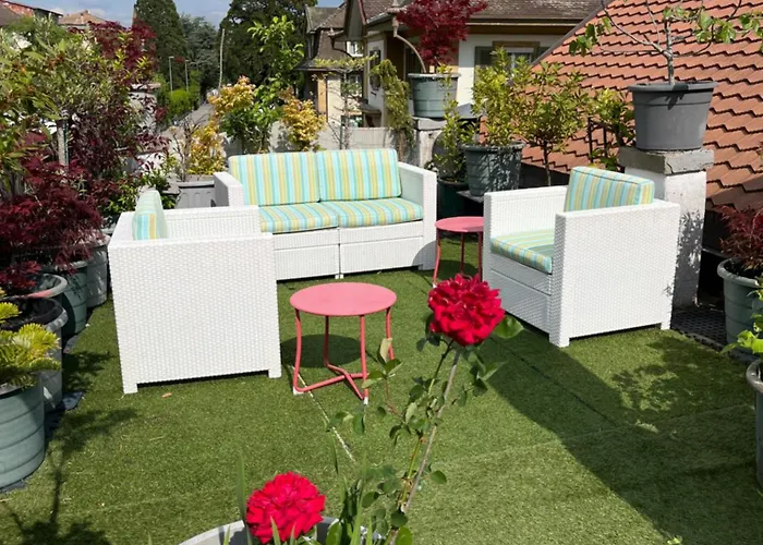 아파트 Sephora Acces Terrasse Commune 라 뇌브빌